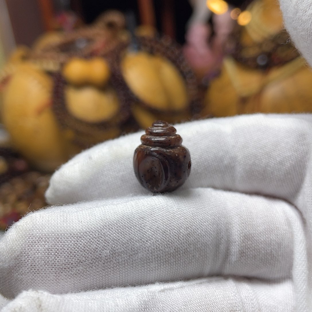 手串星月菩提雕刻海螺
