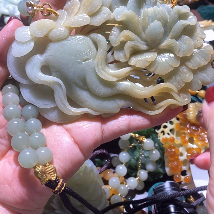 岫玉毛衣链未镶嵌