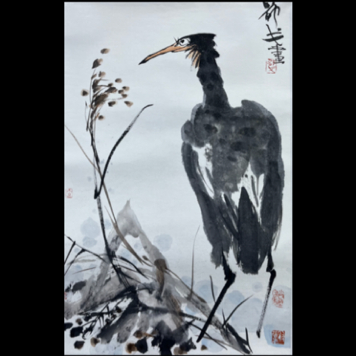 邵戈～国画 花鸟作品三开2.7平尺现货