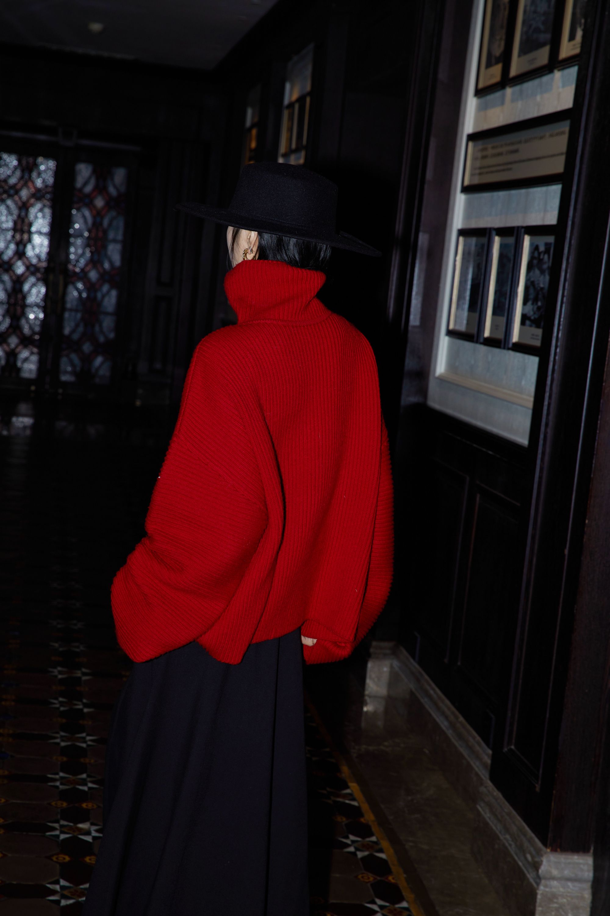 The One【迎新】新年红高克重大毛衣N54Q0652