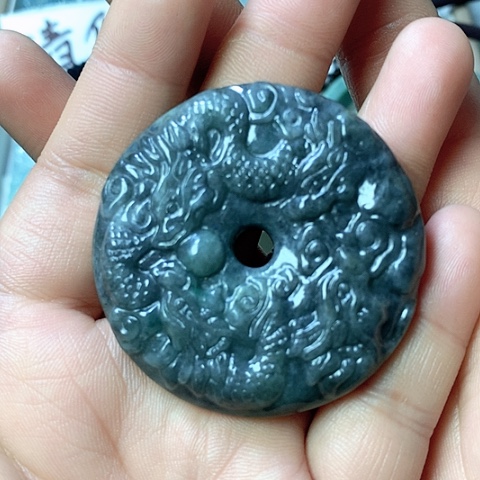 翡翠颈饰未镶嵌天然缅甸翡翠a货