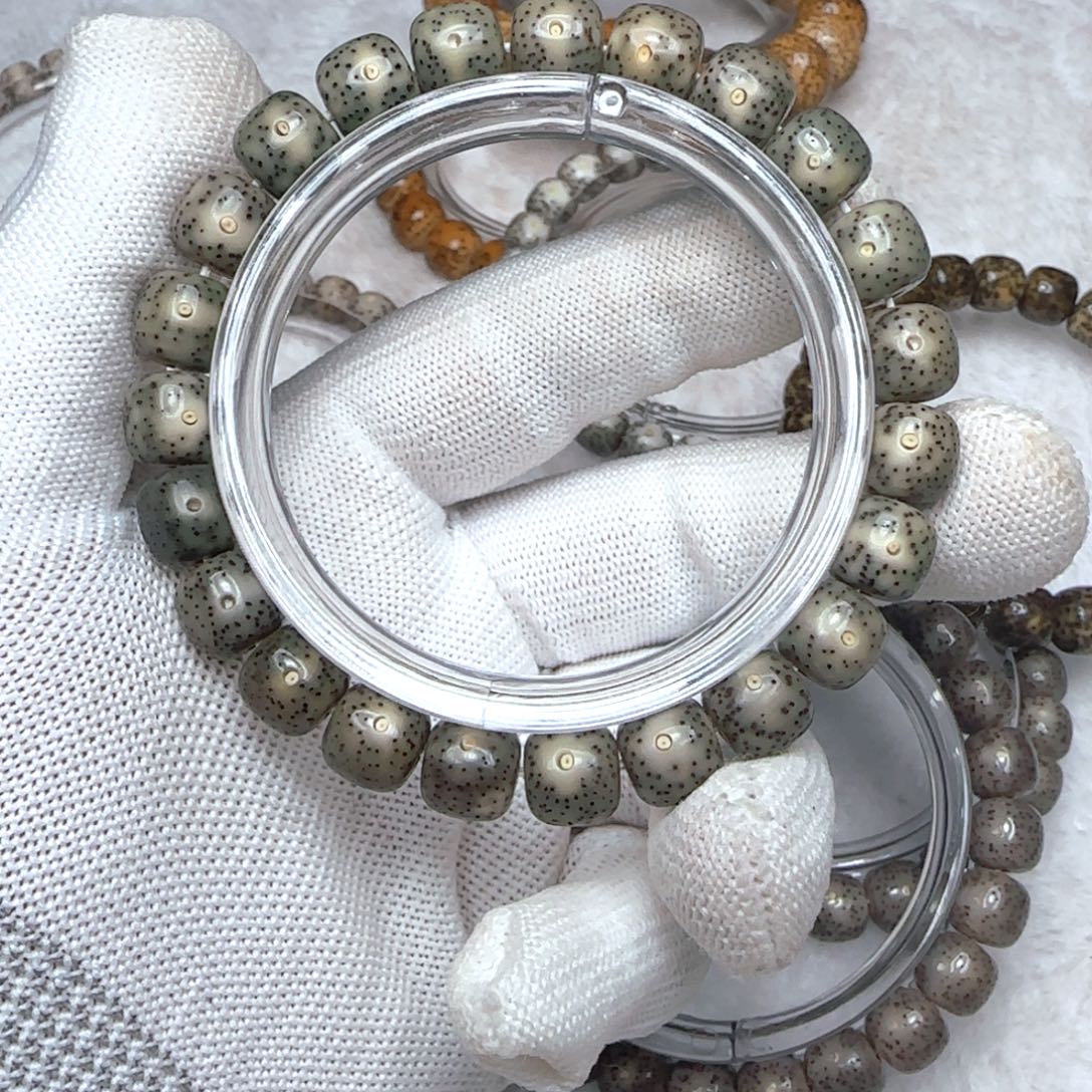 星月菩提手串10号绿幽灵10左右