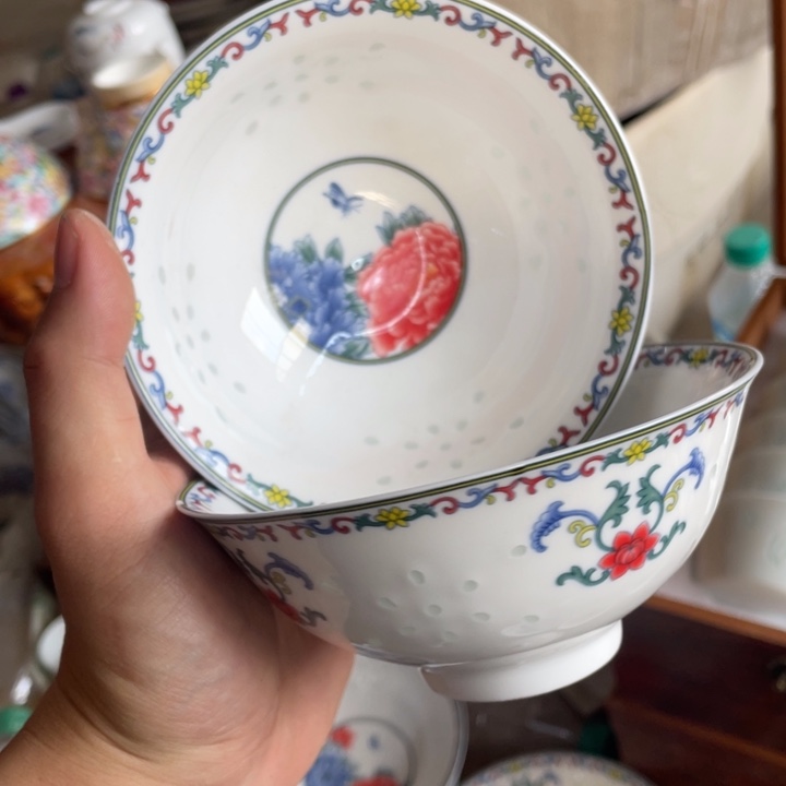 瓷碗景德镇高温细白瓷餐具