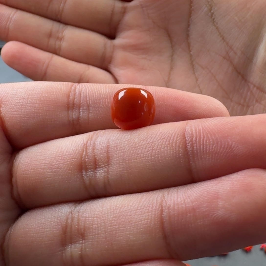 南红玛瑙未镶嵌老型10.9*10mm