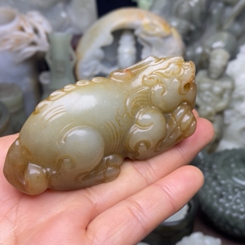 和田玉挂件把件摆件未镶嵌?****?