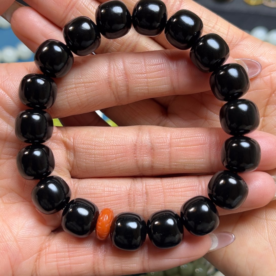 和田玉手串卡12未镶嵌