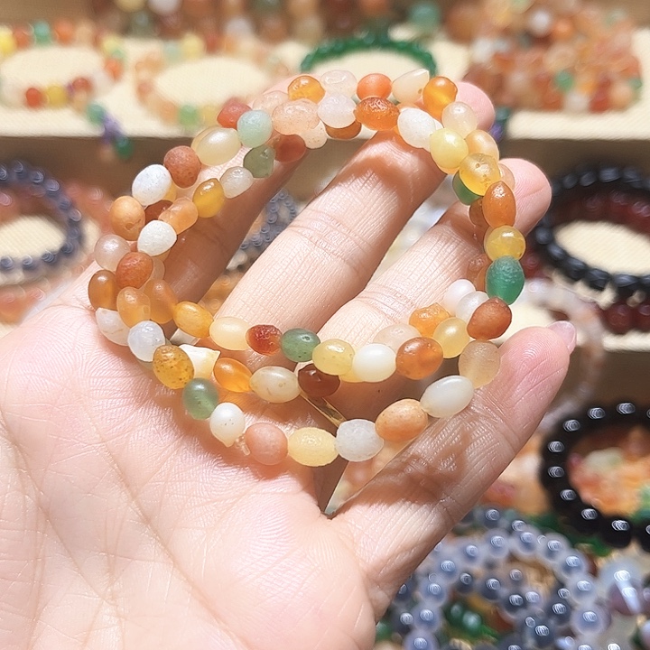 玛瑙/玉髓手链未镶嵌