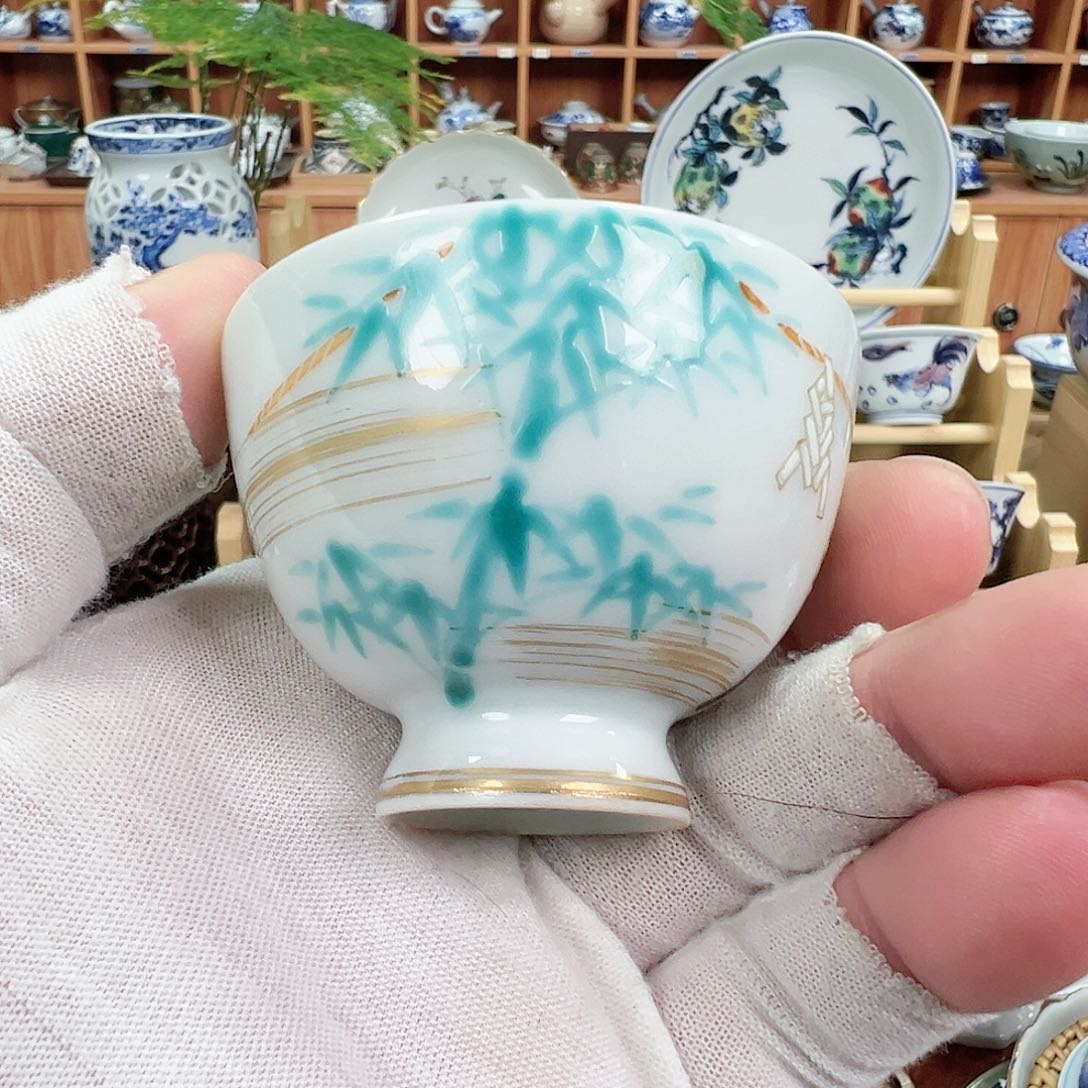 柴窑茶具茶杯清凤造