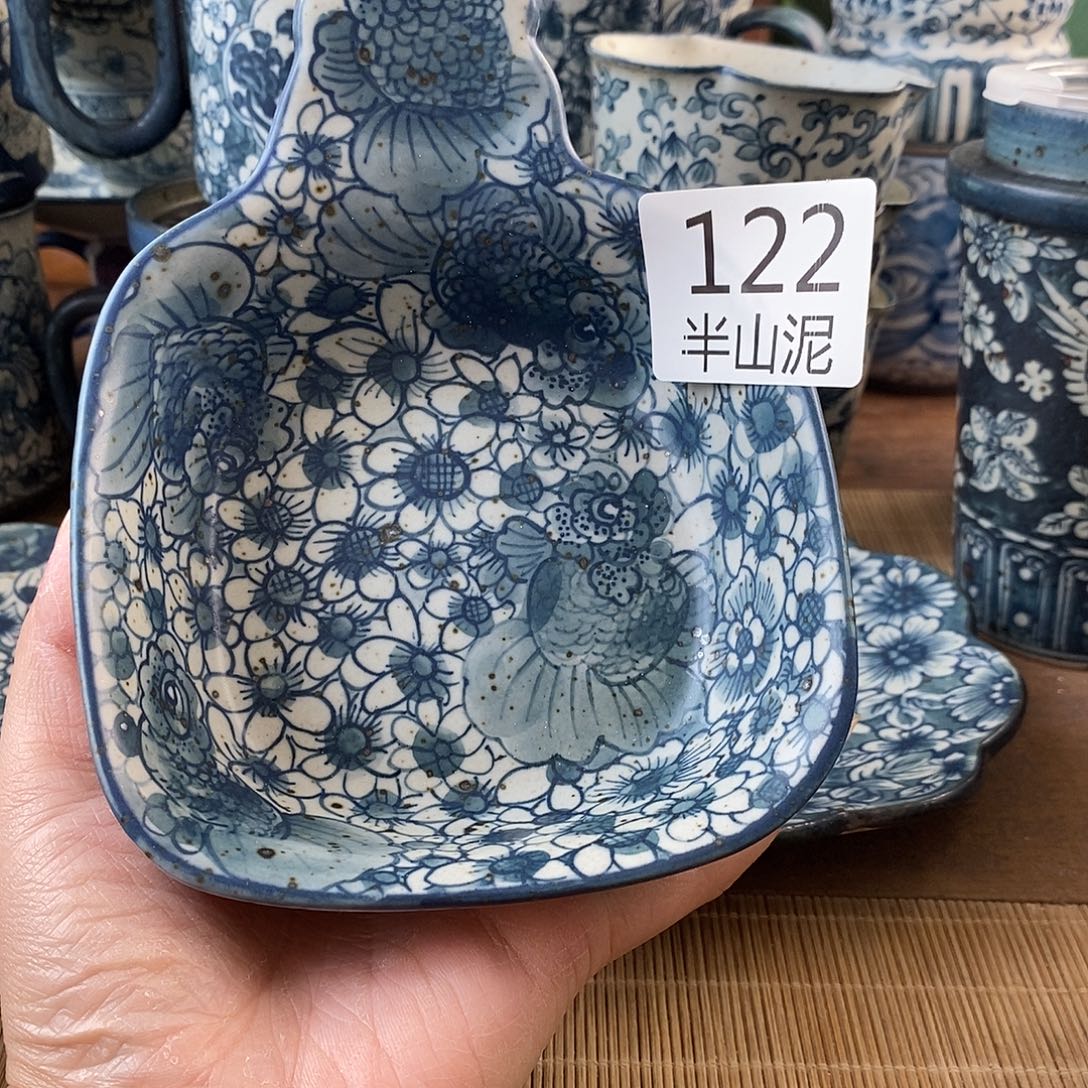 手工手绘青花高温陶瓷