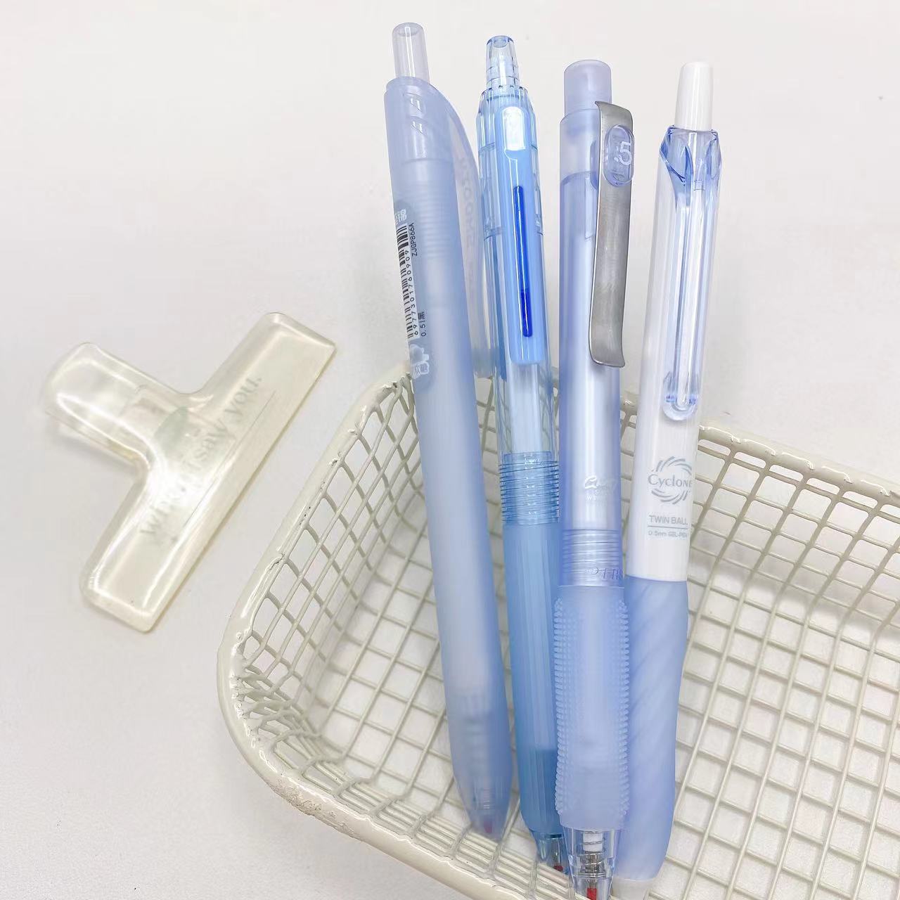 【浅蓝系/4支】P02点石0179+德尔施点点君+东米灵感+至锦-黑墨