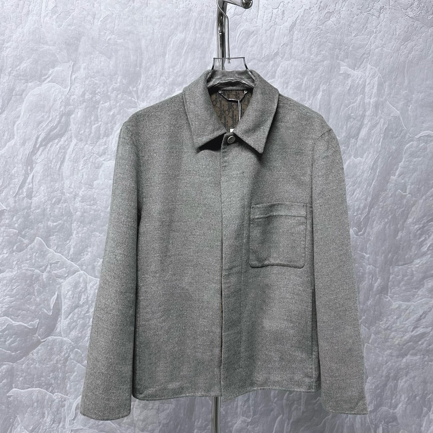 未使用 DIOR/迪奥 内满印口袋羊毛外套 46码 P01377