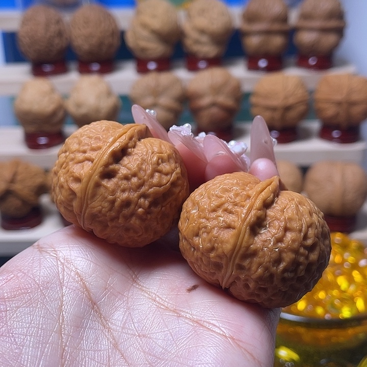 吊坠文玩核桃石奎4