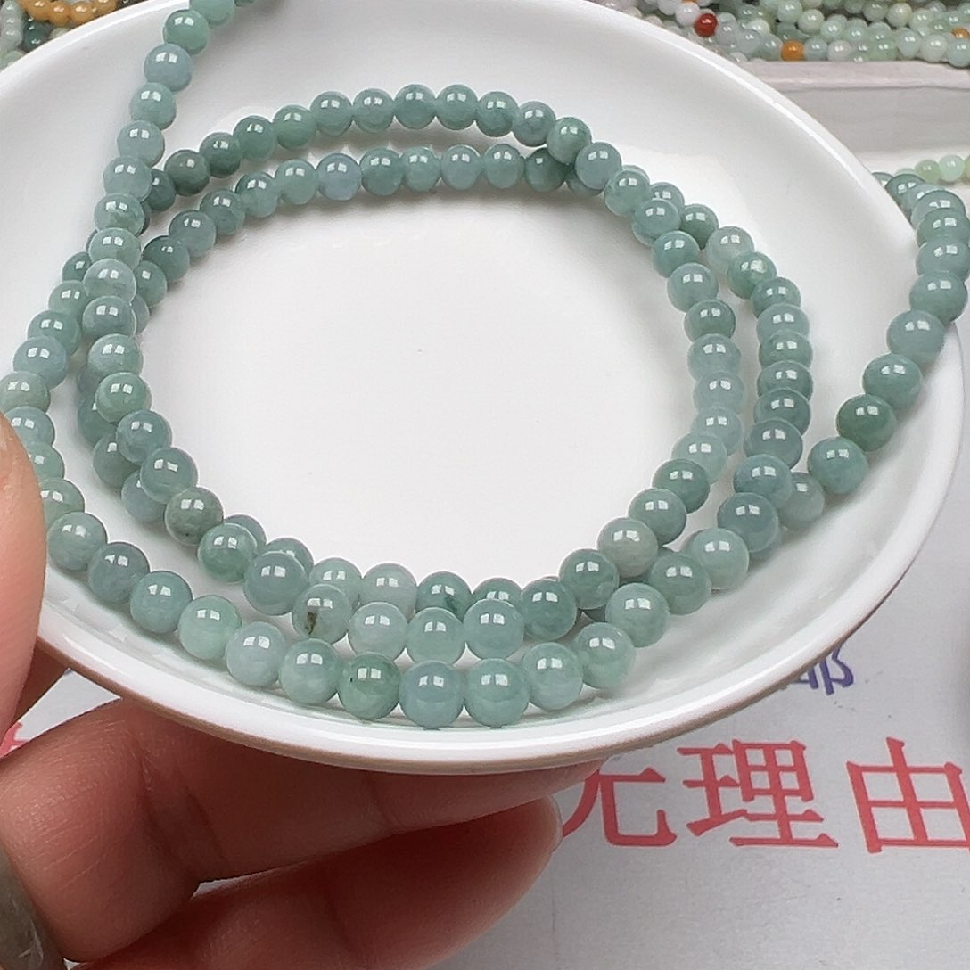 翡翠手链未镶嵌丽*?货主老华