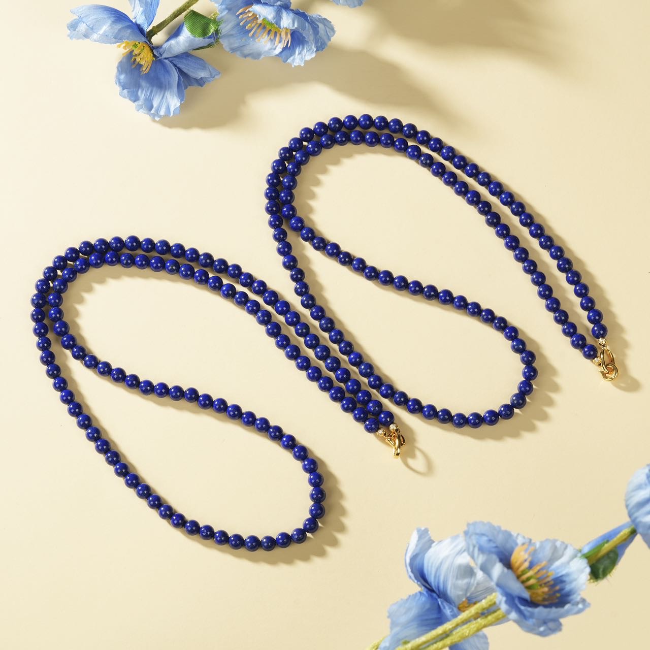 【云上好物】青金石DIY项链-多样性发其一-7mm-DS75122-20（JG）