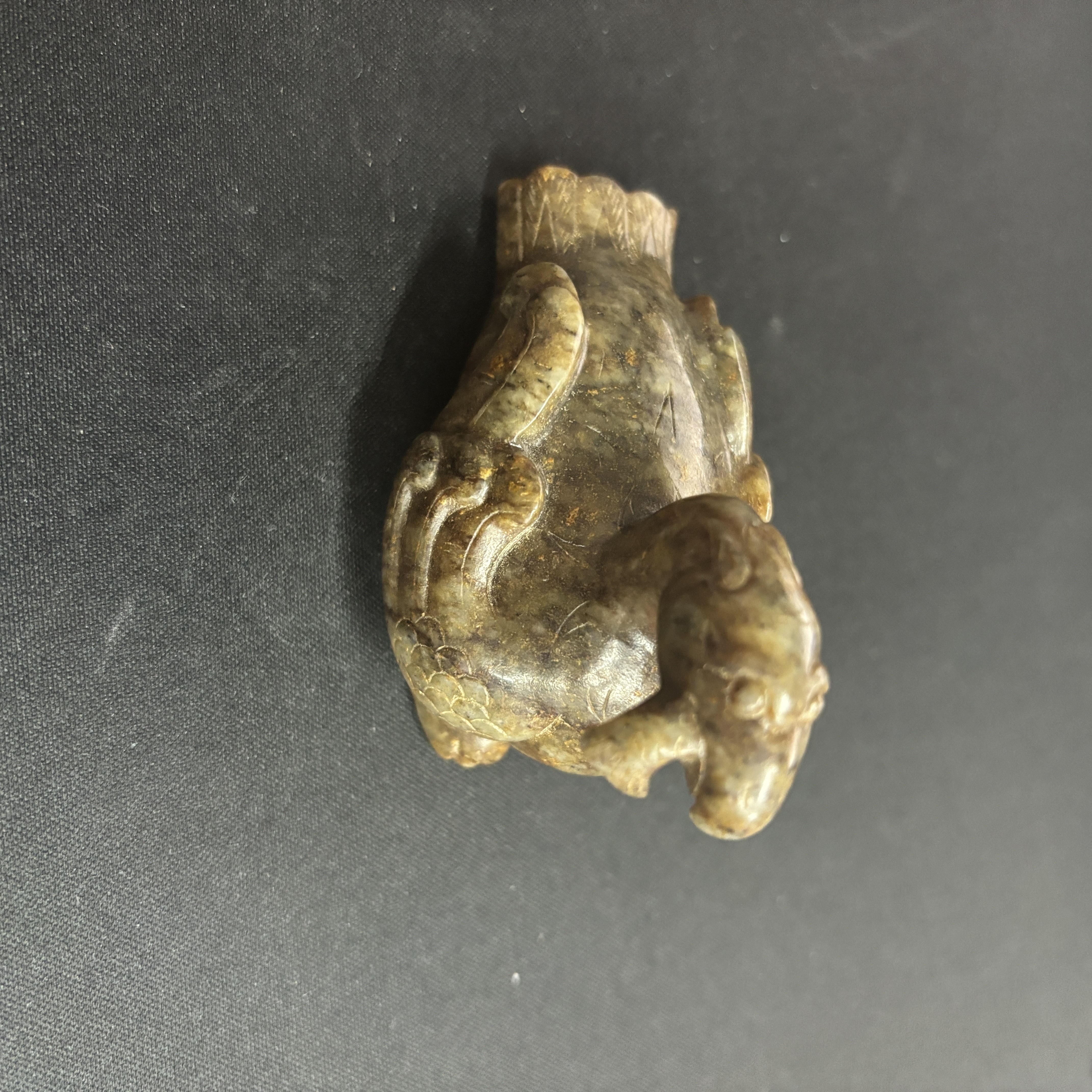 清和田玉鹅摆件-NX