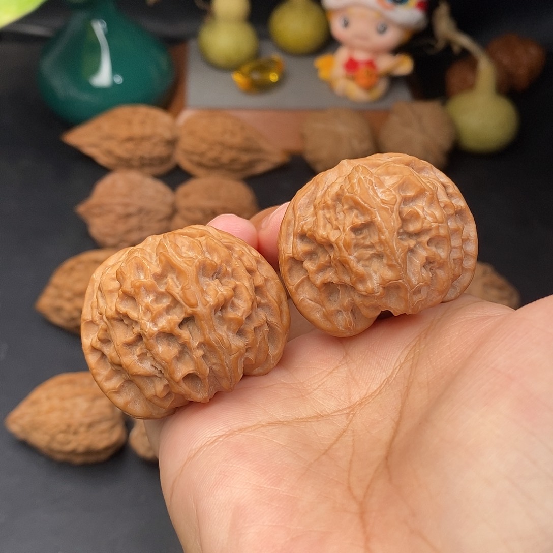 把件文玩核桃苹果全品40