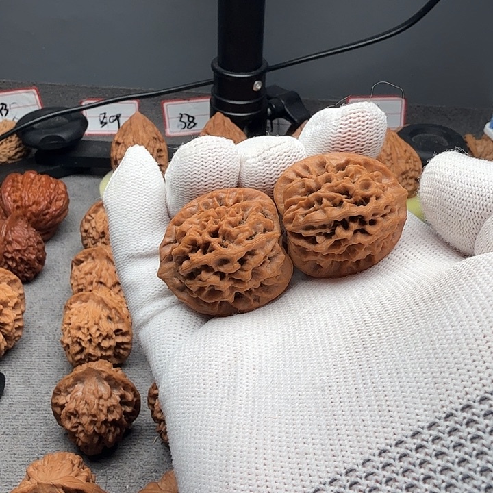 明***后文玩核桃吊坠宝鸡一代秦闷全品