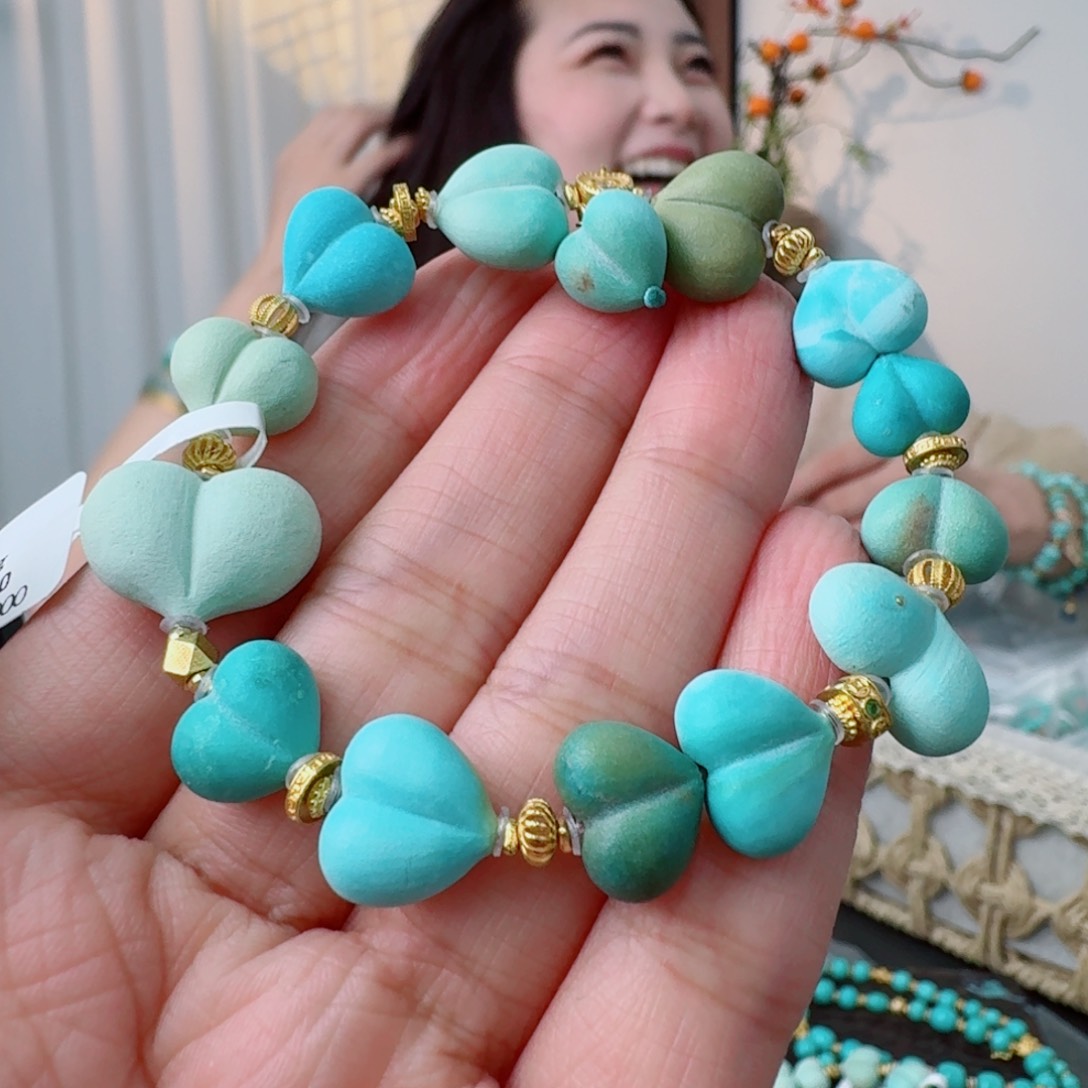 糖***我未镶嵌绿松石珠宝奇石