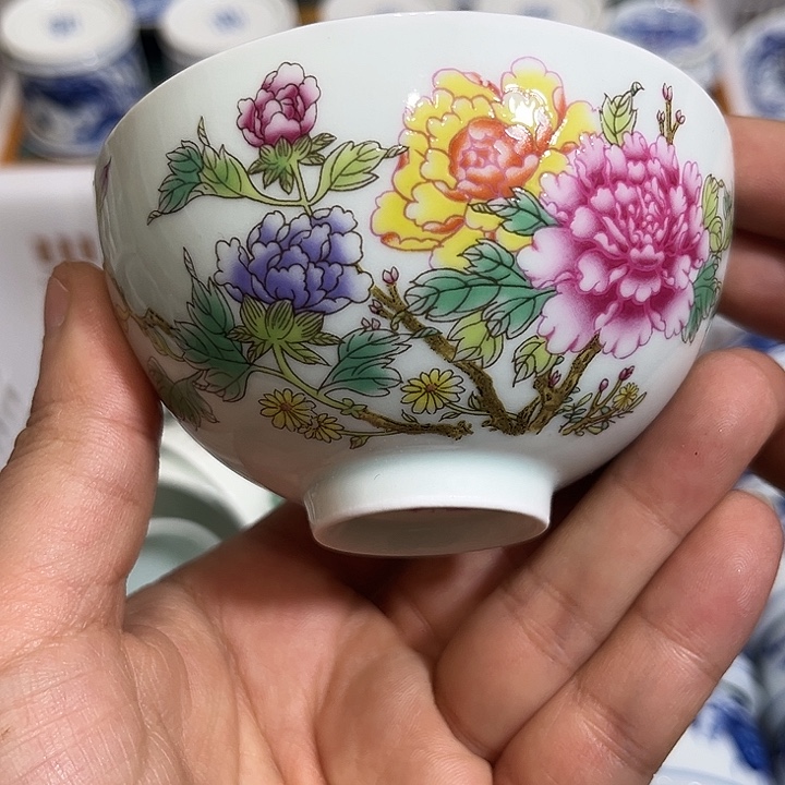 陶摆件景德镇陶瓷主人杯12233