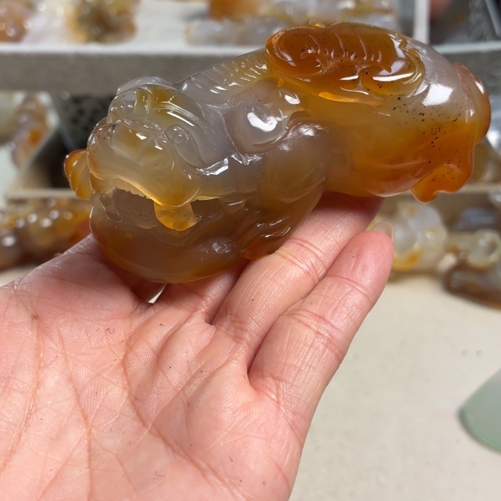 玛瑙/玉髓未镶嵌吊坠(不含链)