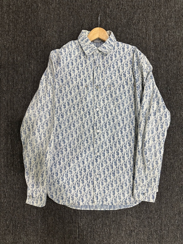 99新 DIOR/迪奥 Dior 满印衬衫 37码