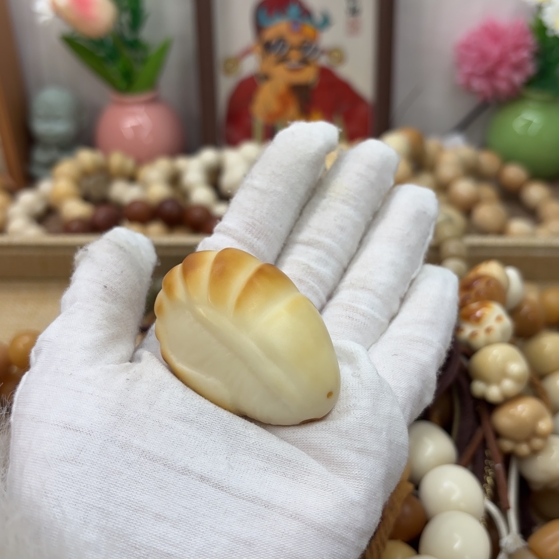 菩提根/象牙果吊坠牙果虾尾把件113