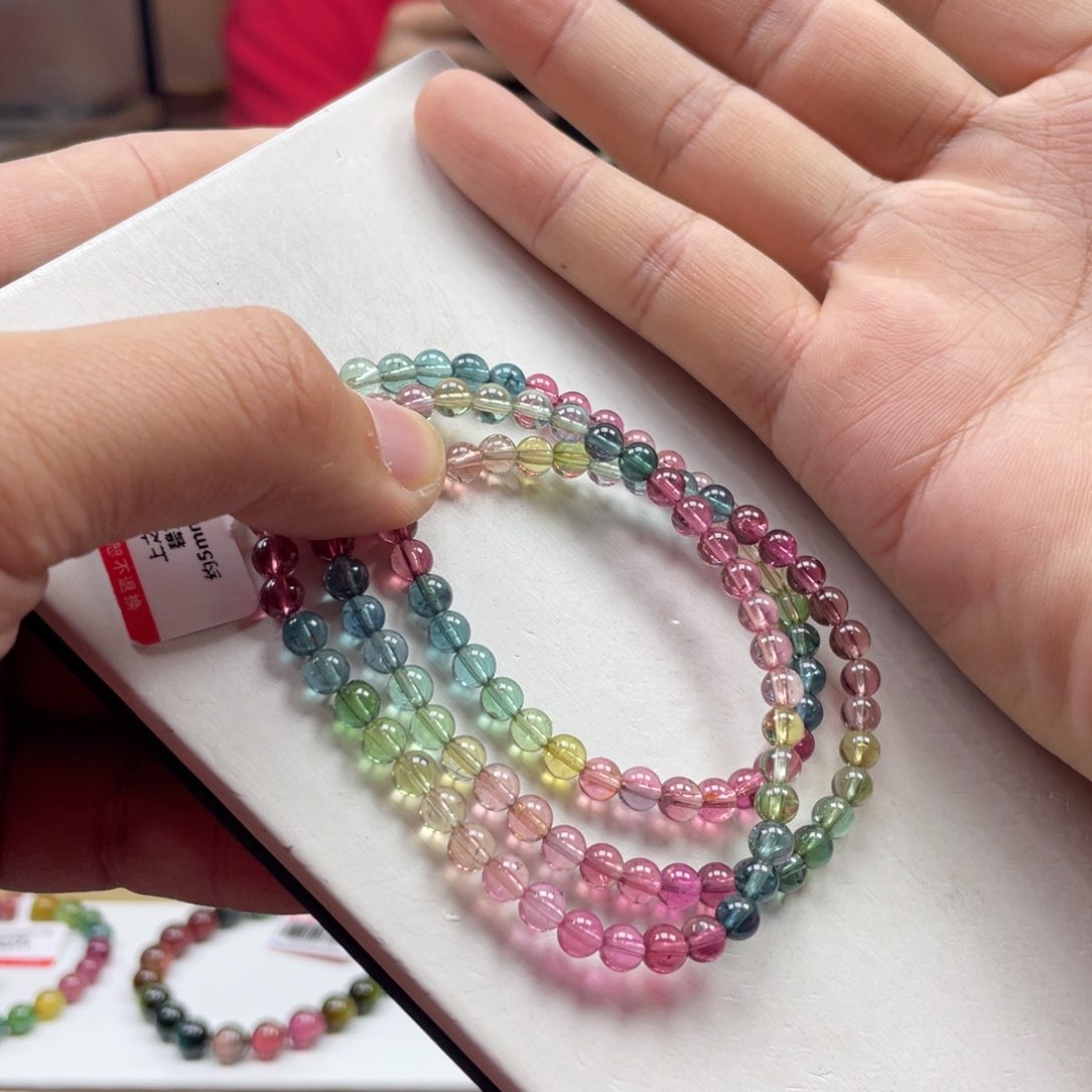 碧玺手串未镶嵌5mm.mmmmmmmmm