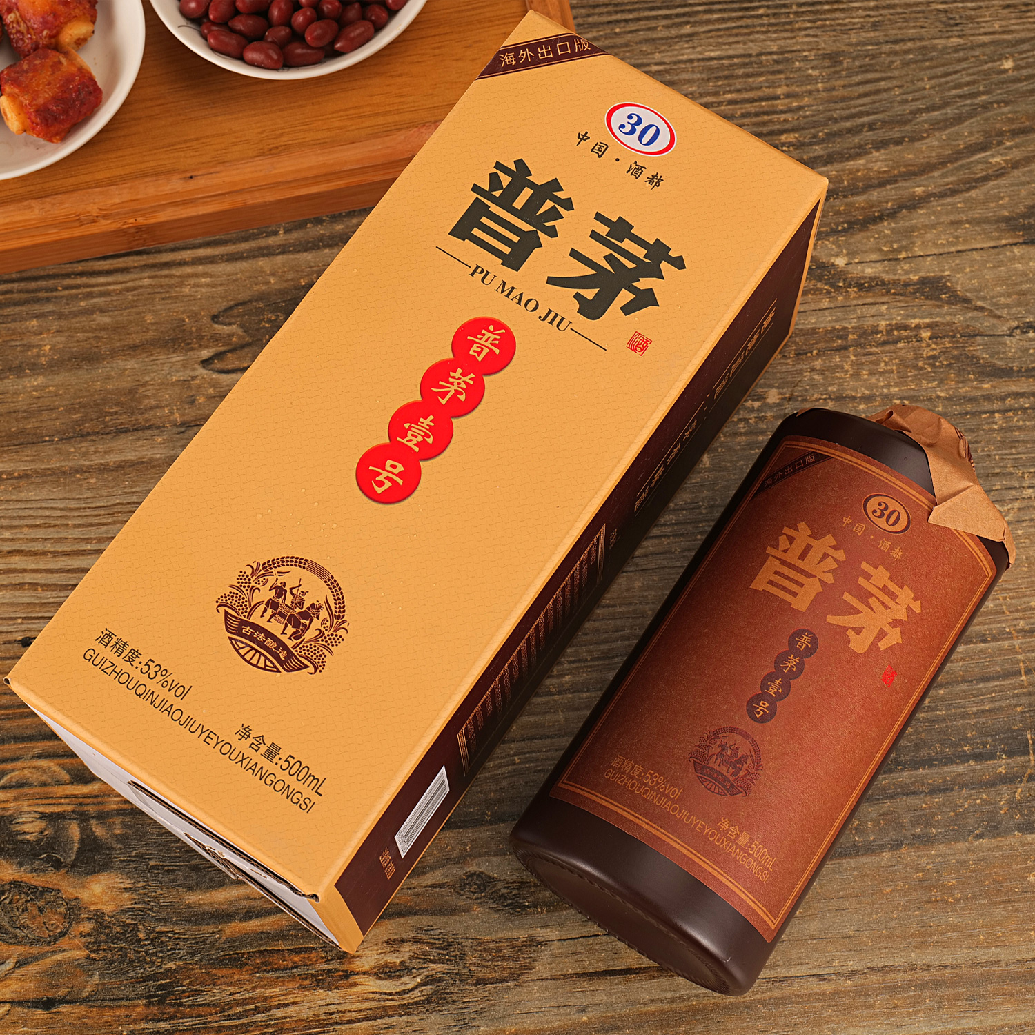 满壶仙普M 整箱酒500ml*6瓶53%Vol