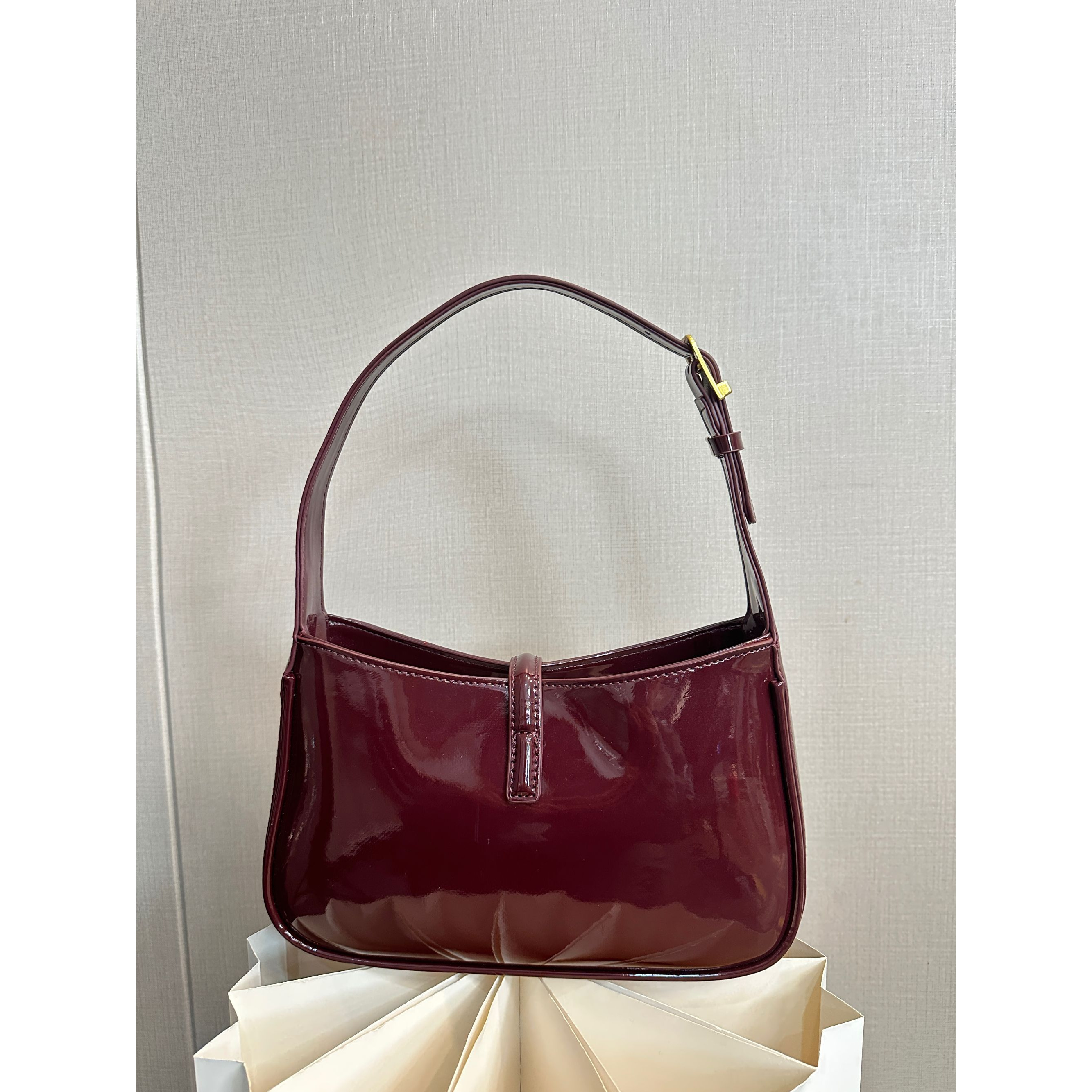 TOLEX2025新款手工女包腋下细休闲时尚百搭红色