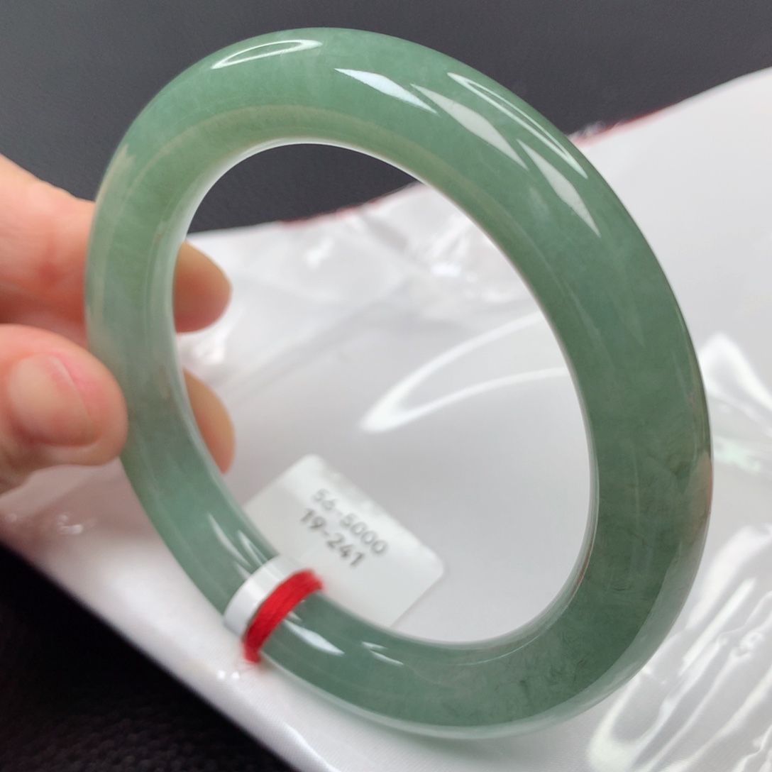 【闪购商品】翡翠手镯未镶嵌50号圆条19241-56