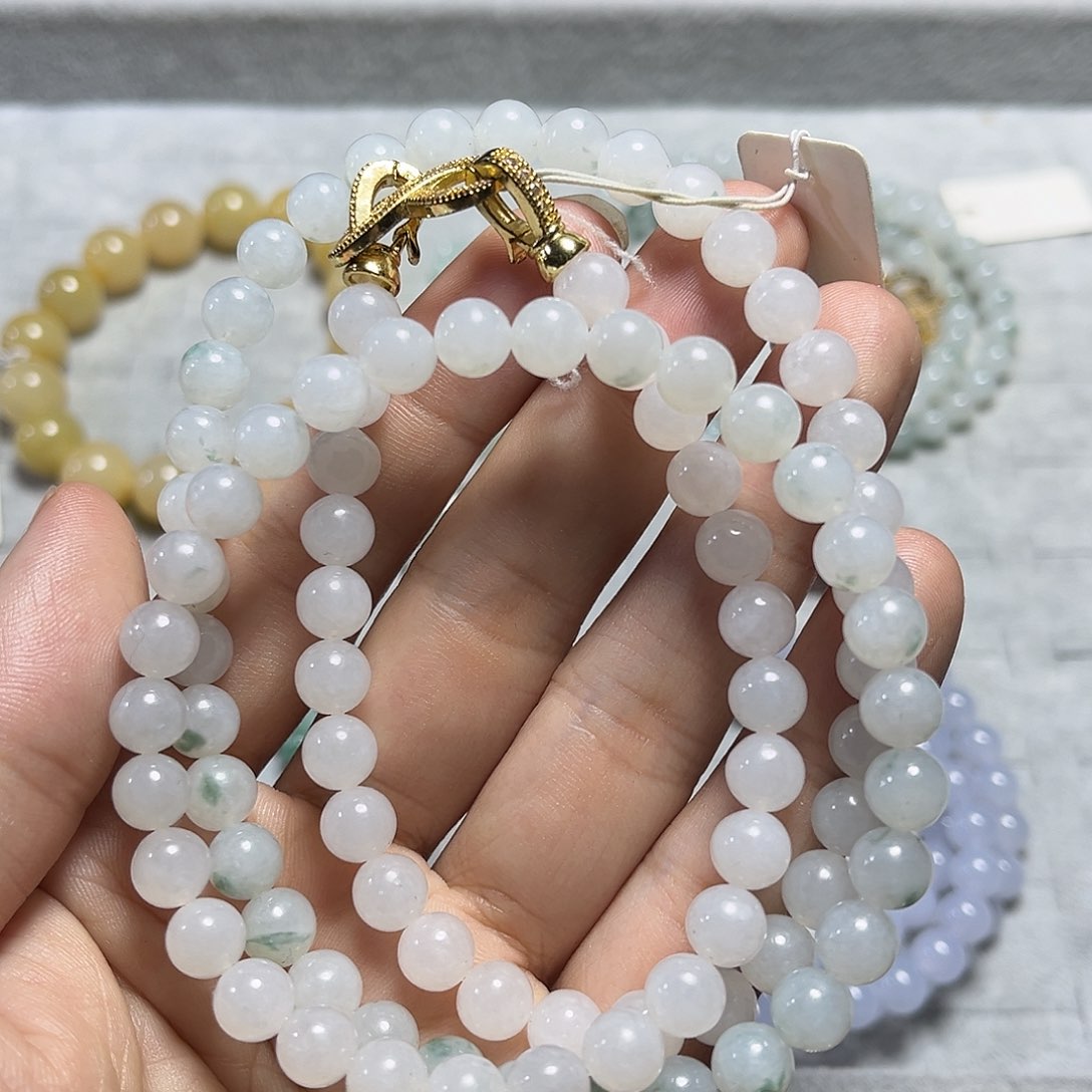 未镶嵌定制翡翠项链