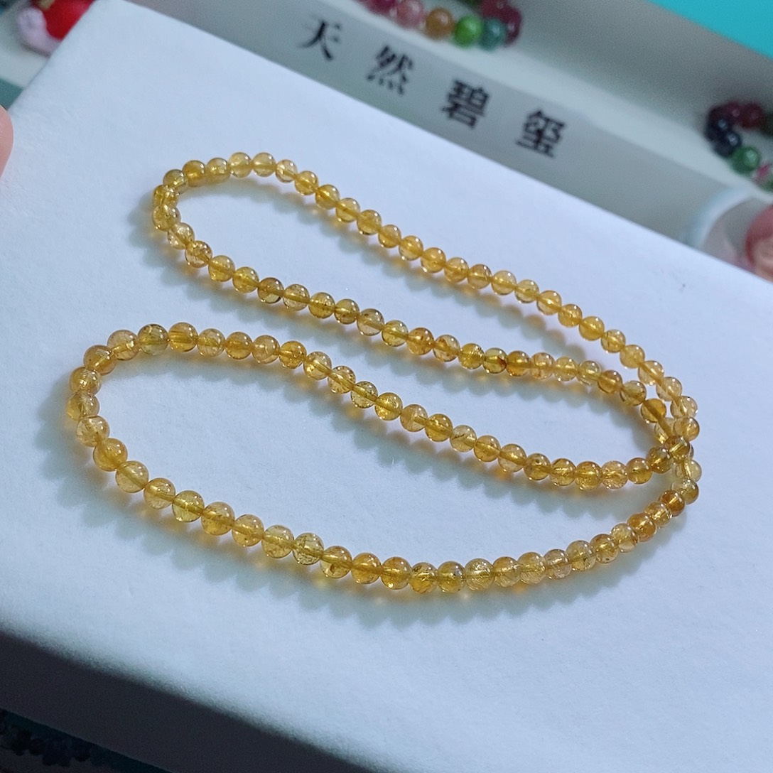 手链未镶嵌碧玺5.6mm左右