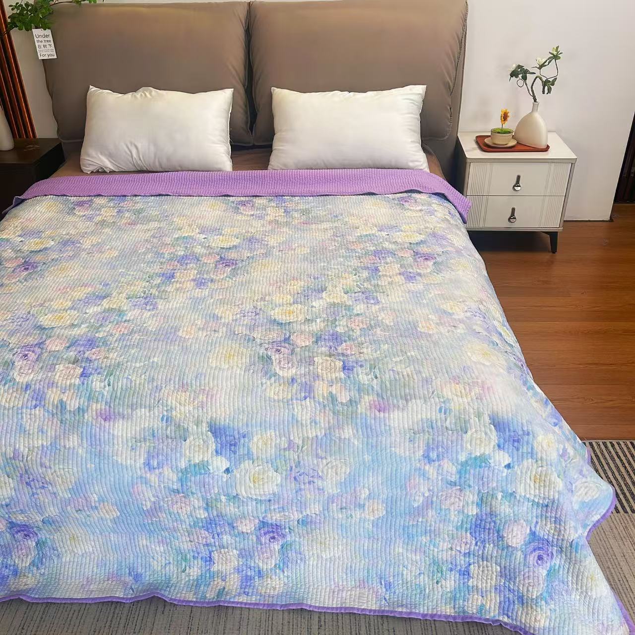 （浮生若梦）220*240田园风舒适柔软亲肤四季通用多功能床盖