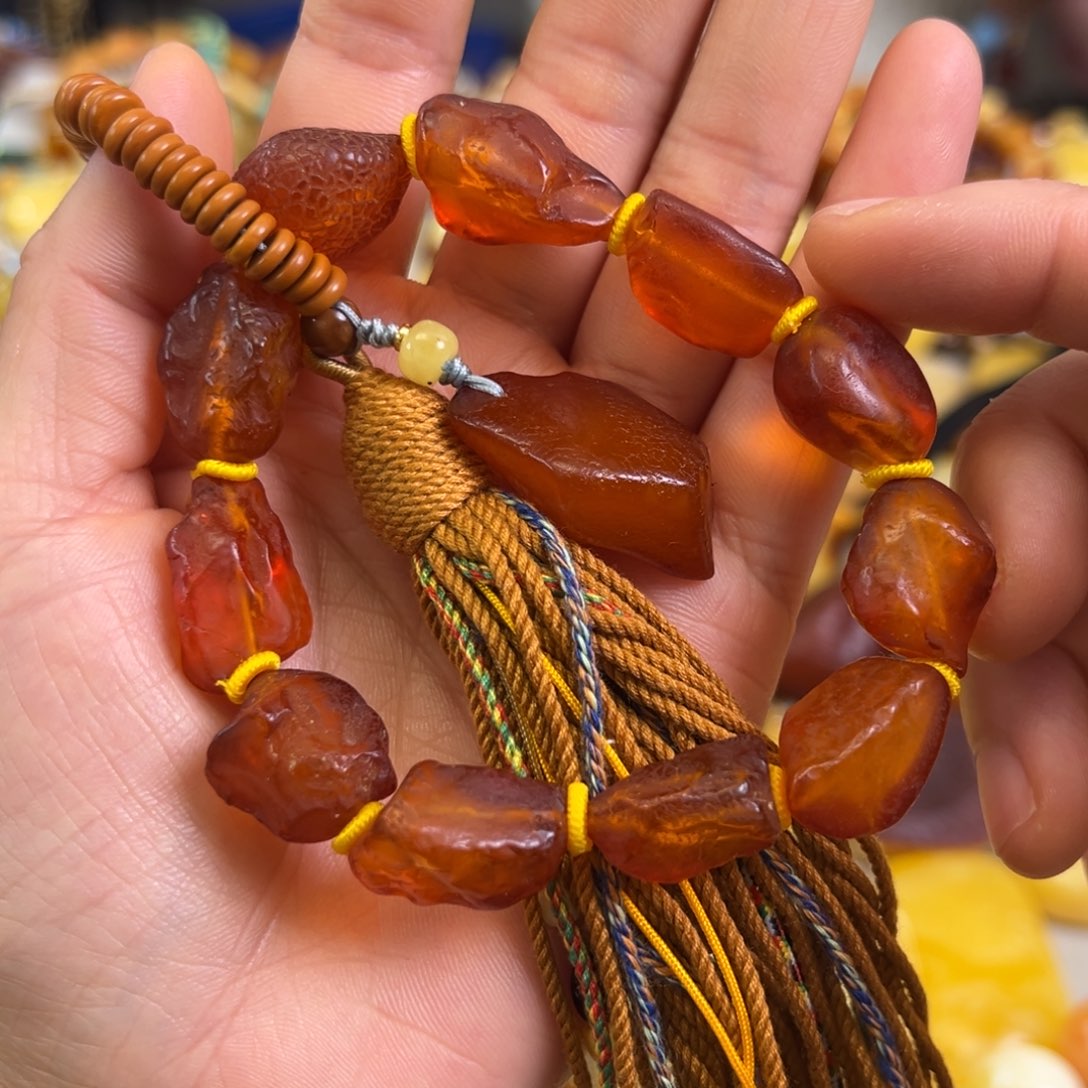 蜜蜡裸石未镶嵌琥珀