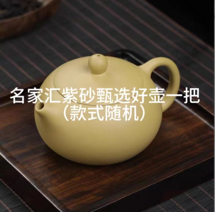 茗家汇紫砂甄选好壶一把(款式随机)