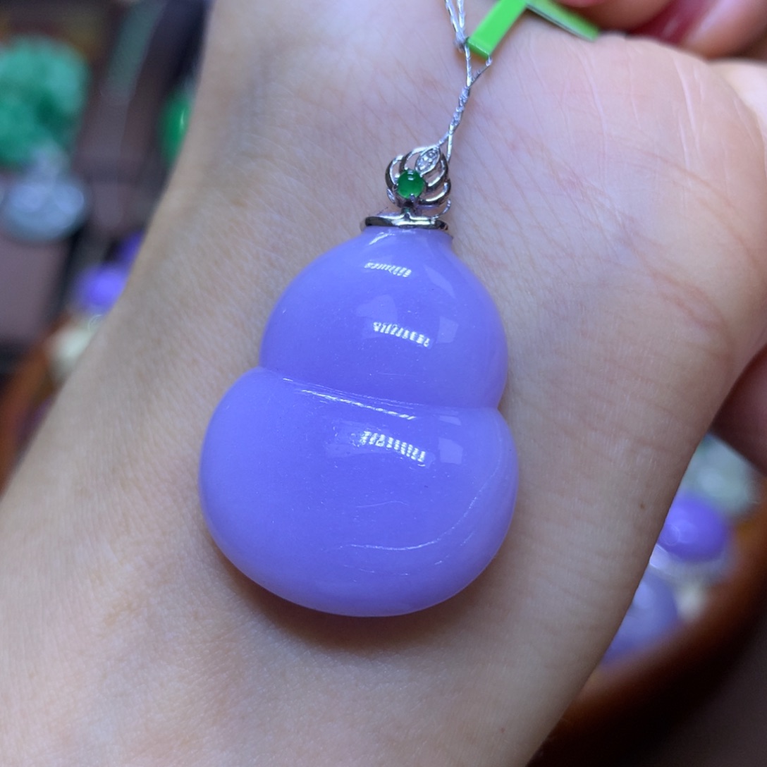 【闪购商品】翡翠18K金镶嵌颈饰翡翠