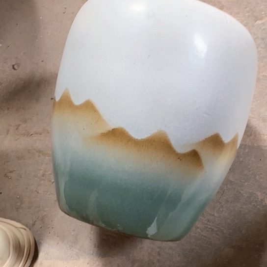 紫砂花盆口24高度30烧裂