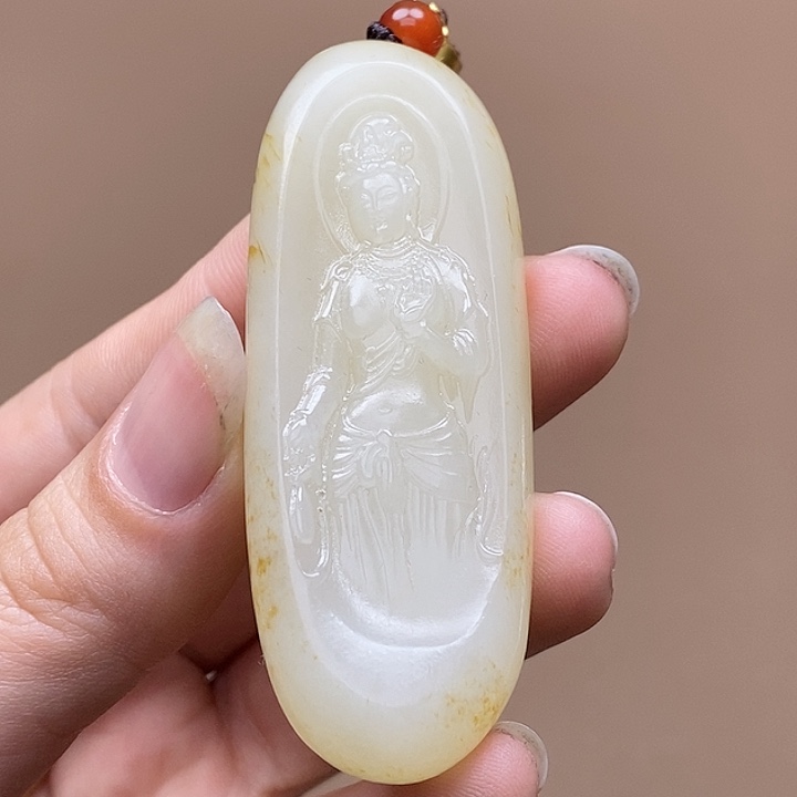 和田玉挂件未镶嵌F