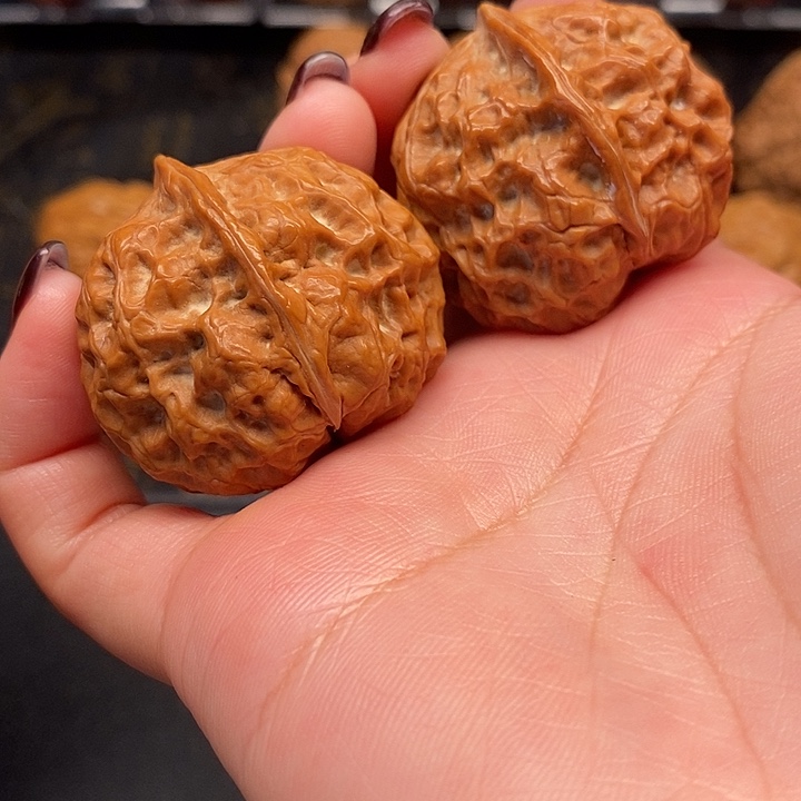 吊坠文玩核桃百花绣球38