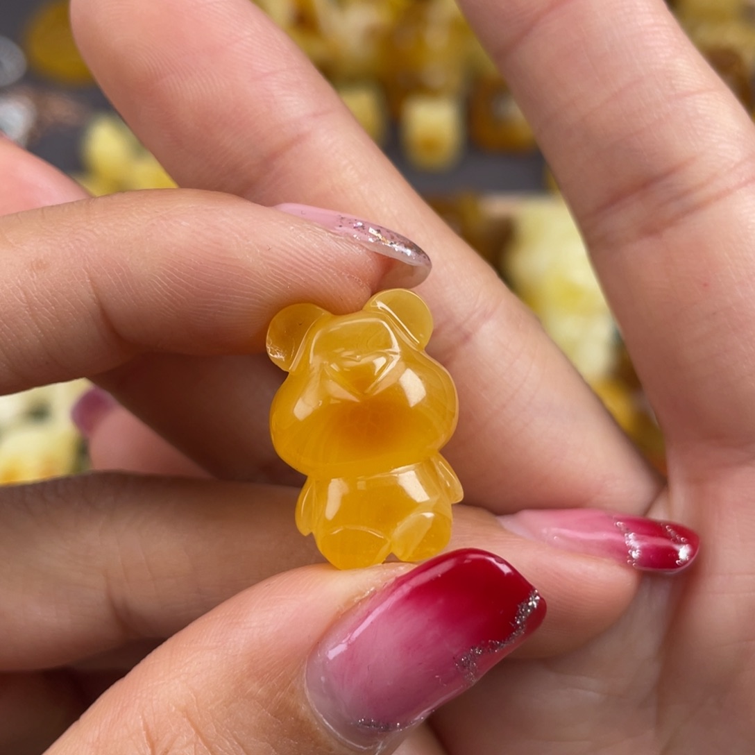 琥珀裸石未镶嵌蜜蜡