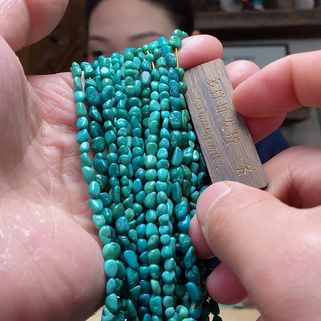 绿松石珠宝奇石未镶嵌