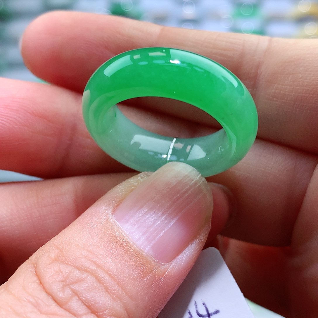 翡翠戒指未镶嵌14号