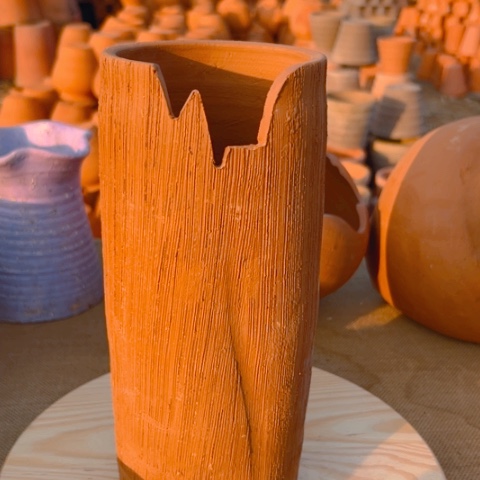 红陶口11高28微瑕