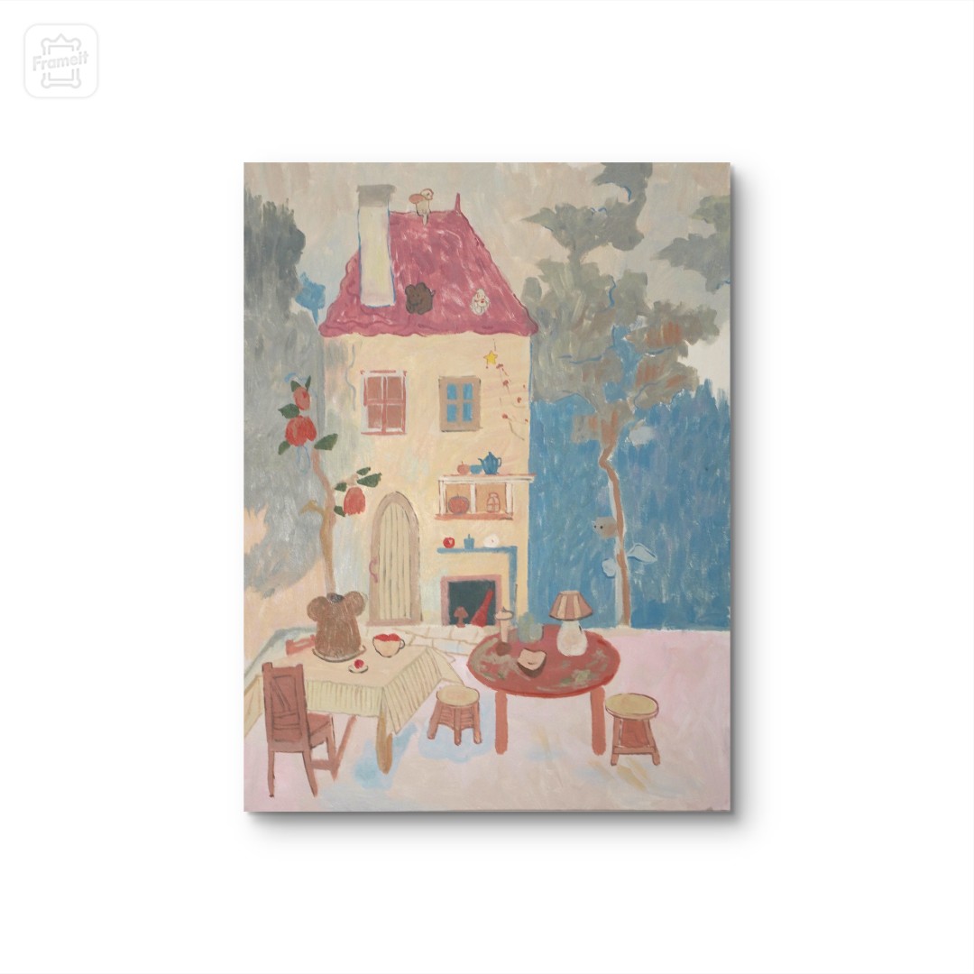 【童话小家2】 “60*80” No.301 纯手绘装饰画