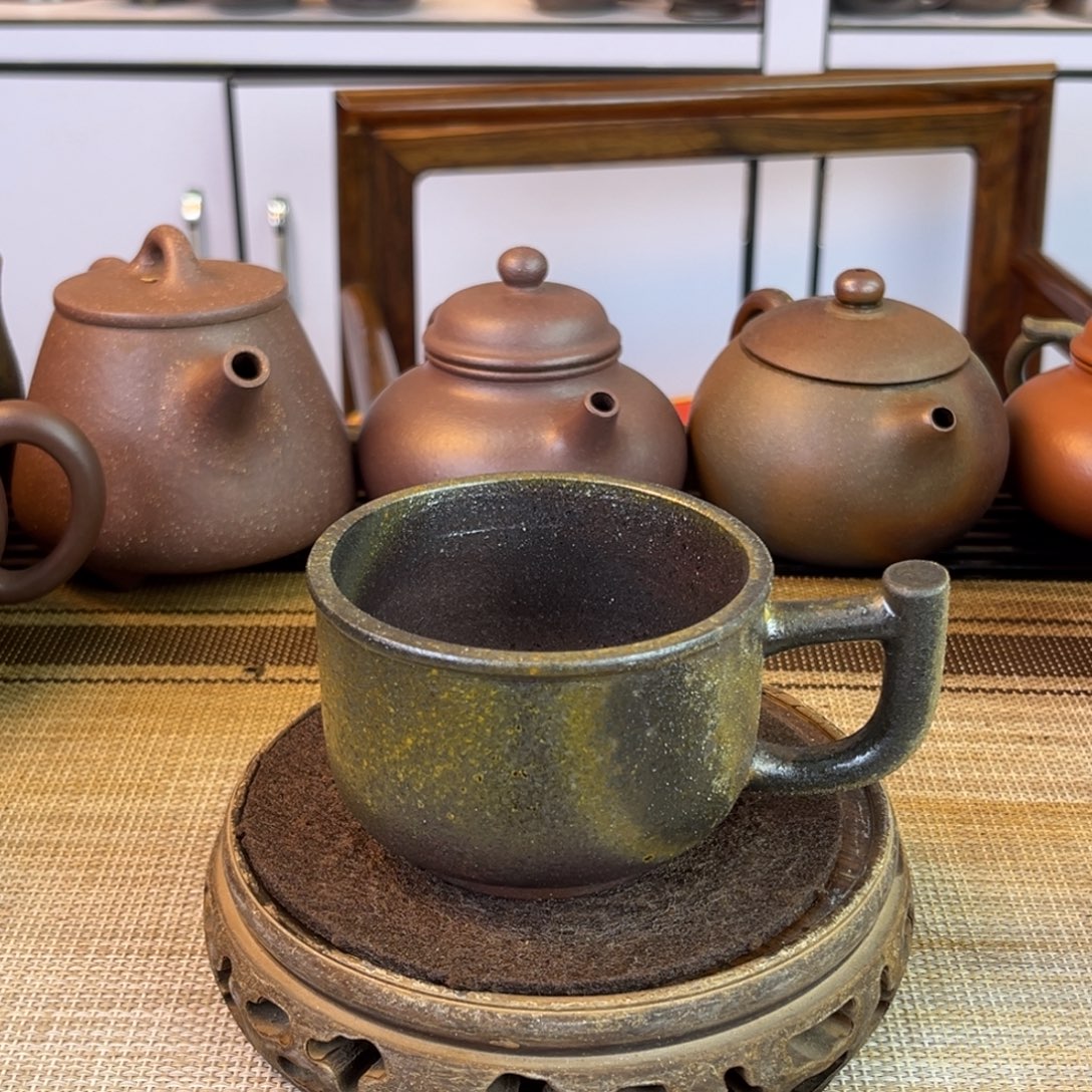 茶壶紫砂底槽清柴烧200cc