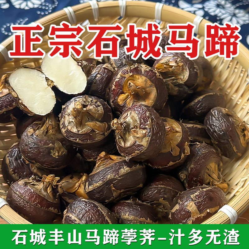 石城特产马蹄新鲜现挖农家自种清洗晾晒荸荠新鲜水果脆甜多汁化渣