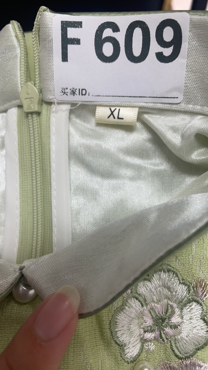 -f609-瑕------改良款旗袍百搭