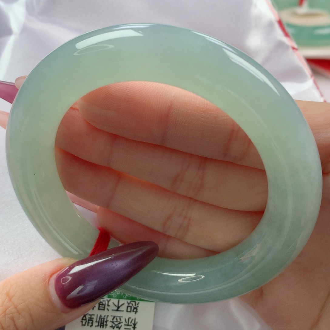 未镶嵌手镯翡翠缅甸天然翡翠A货55.6