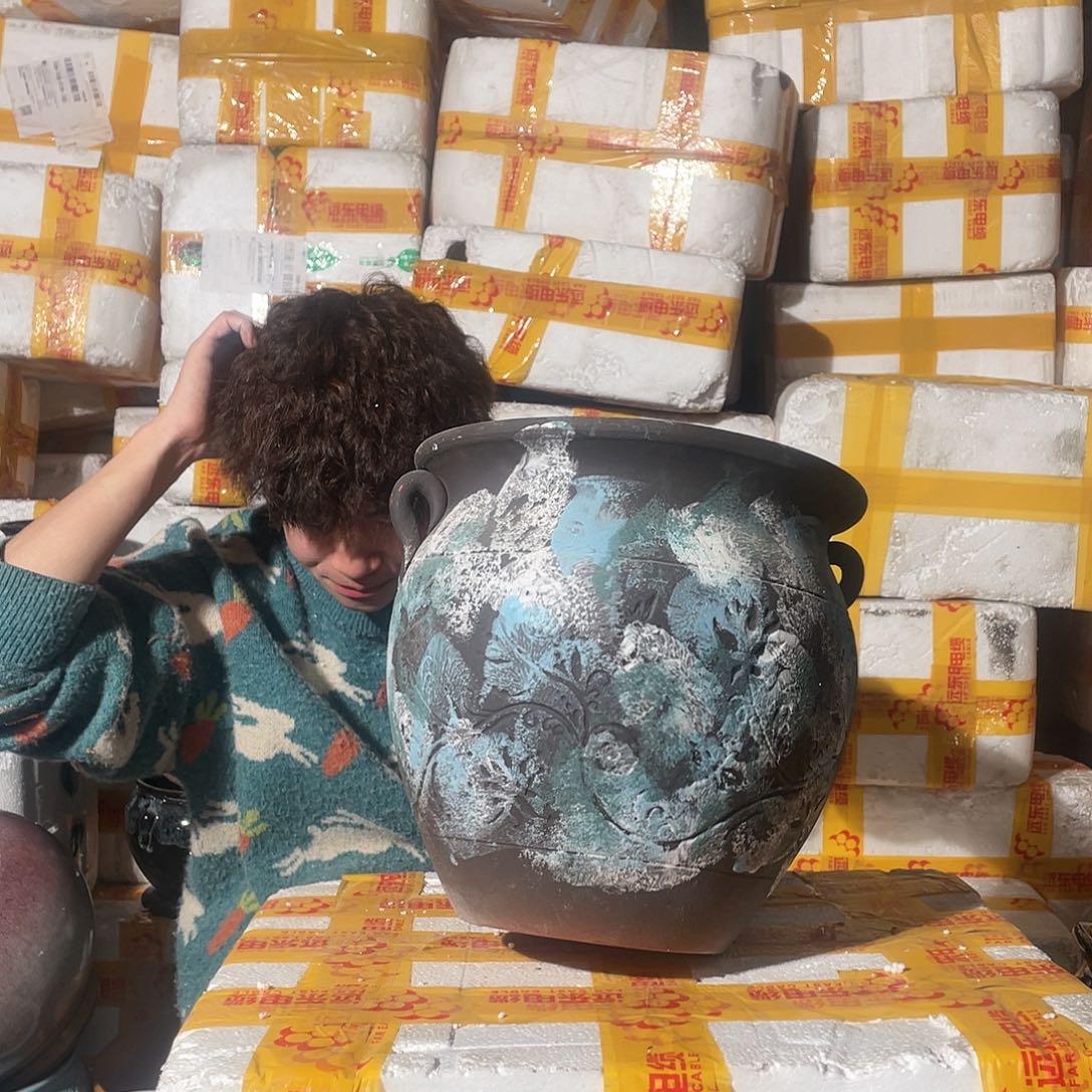 红陶宜兴紫砂花盆