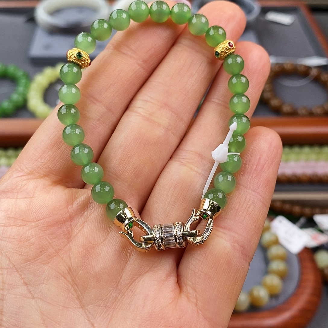 和田玉手链未镶嵌